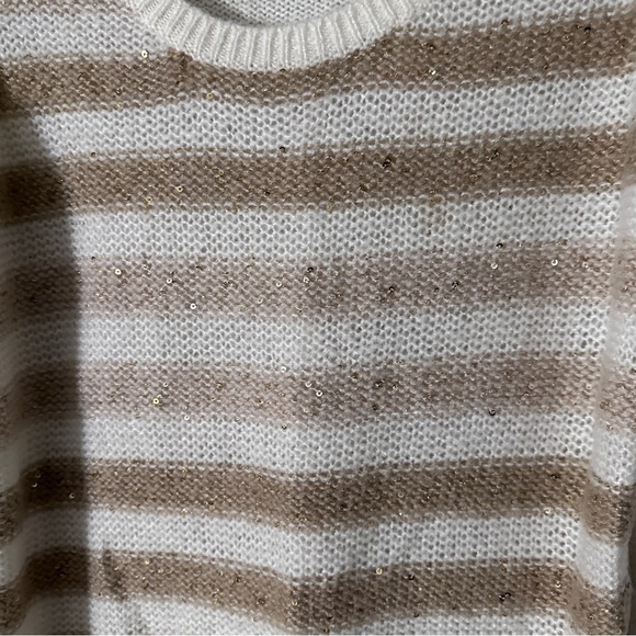 Tommy Hilfiger striped sequin knit sweater - Picture 2 of 8